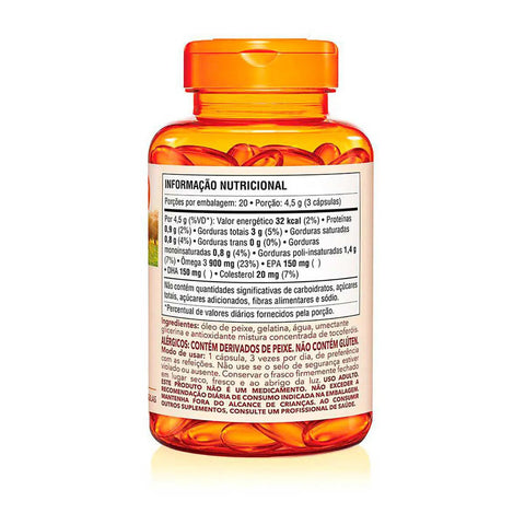 Ômega 3 (Sundown Naturals) 1000mg - 60 Unidades - Cápsula (A1)