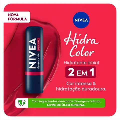 Protetor Labial Color Vermelho 4,8G