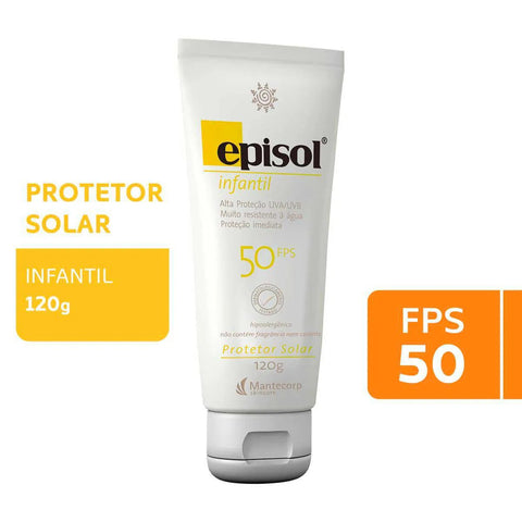 Protetor Solar Infantil Episol FPS 50 - 120 g