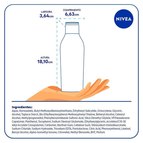 Protetor Solar Nivea Sun Protect & Bronze FPS 50 - 200 mL