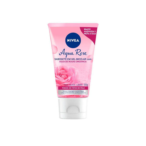 Sabonete Em Gel Facial Nivea Micellair Água de Rosas 150Ml