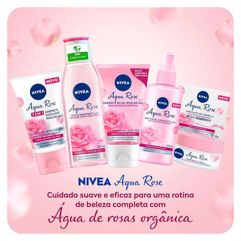 Sabonete Em Gel Facial Nivea Micellair Água de Rosas 150Ml
