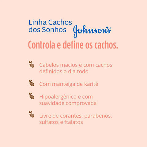 Shampoo Johnson's Baby Cachos dos Sonhos - 200 mL