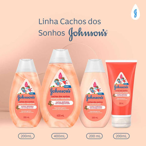 Shampoo Johnson's Baby Cachos dos Sonhos - 200 mL