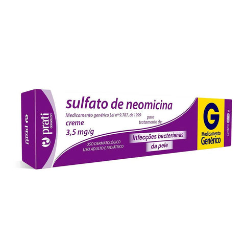 Sulfato de Neomicina (Prati-Donaduzzi) 3,5mg/g - 20 g - Pomada