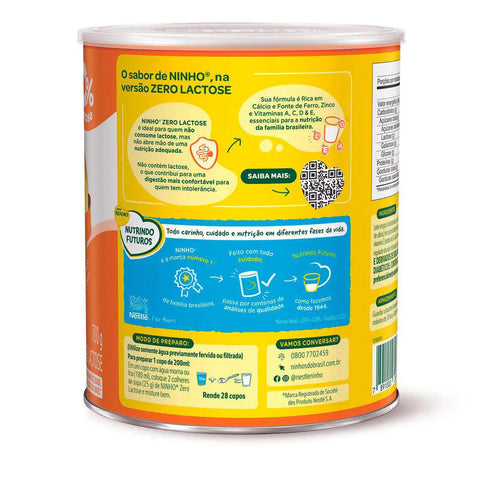 Fórmula Infantil Ninho Forti+ Zero Lactose - 700 g