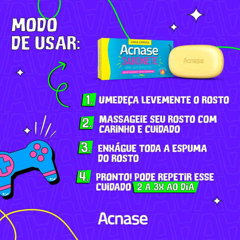 Sabonete Em Barra Acnase Cravos e Espinhas 110G