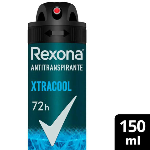 Desodorante Antitranspirante Masculino Rexona Men Xtracool, Aerossol, 1 Unidade Com 150Ml