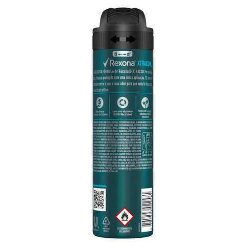 Desodorante Antitranspirante Masculino Rexona Men Xtracool, Aerossol, 1 Unidade Com 150Ml