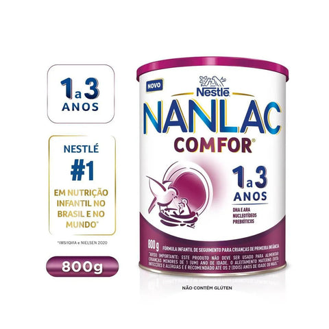 Fórmula Infantil Nanlac Comfor 1 a 3 - 800 g