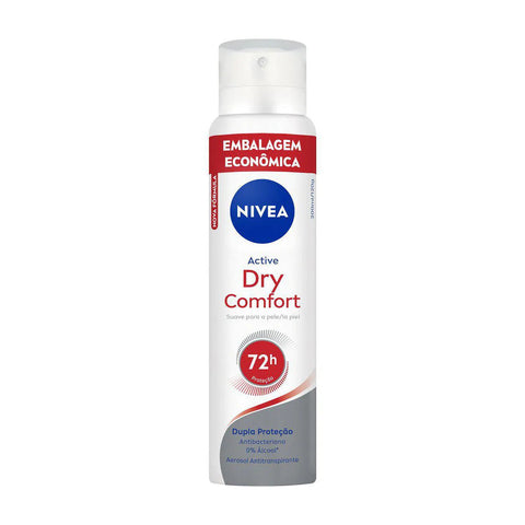 Desodorante Antitranspirante Feminino Nivea Dry Comfort Active, Aerossol, 1 Unidade Com 200Ml