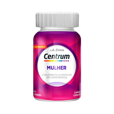 Polivitamínico Centrum Essentials Mulher de A-Zinco 60 Unidades - Comprimido