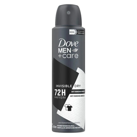 Desodorante Masculino Dove Men + Care Invisible Dry, Aerossol, 1 Unidade Com 150Ml