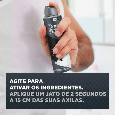 Desodorante Masculino Dove Men + Care Invisible Dry, Aerossol, 1 Unidade Com 150Ml