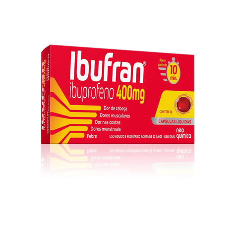 Ibufran 400mg - 8 Unidades - Cápsula