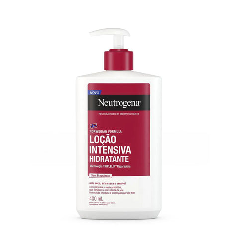 Hidratante Corporal Neutrogena Norwegian Intensivo Sem Fragrância Com 400Ml