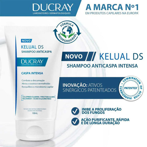 Shampoo Anticaspa Ducray Kelual Ds 100Ml