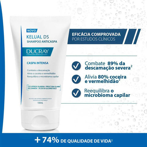 Shampoo Anticaspa Ducray Kelual Ds 100Ml