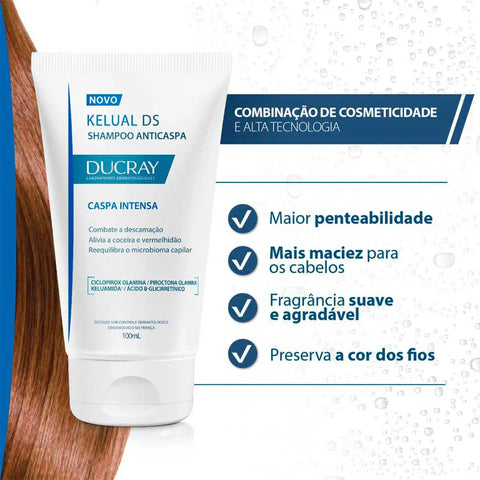 Shampoo Anticaspa Ducray Kelual Ds 100Ml