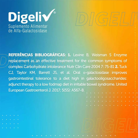 Suplemento Alimentar Digeliv 30 Unidades - Sachê