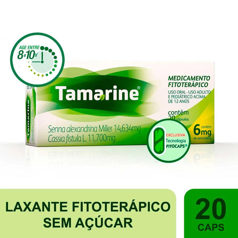 Tamarine 6mg - 20 Unidades - Cápsula