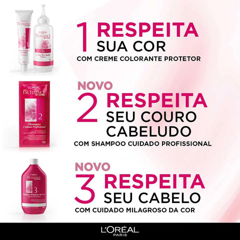 Tintura L'Oréal Imédia Excellence Creme Nº 5 Castanho Claro