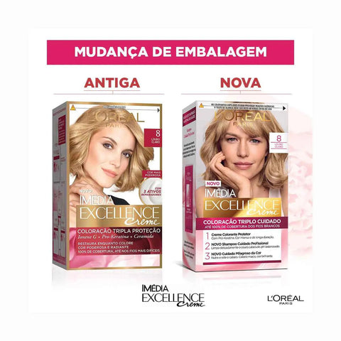 Tintura Imedia 8 Louro Claro