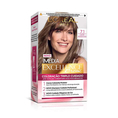 Tintura Imedia 7.1 Louro Acinzentado