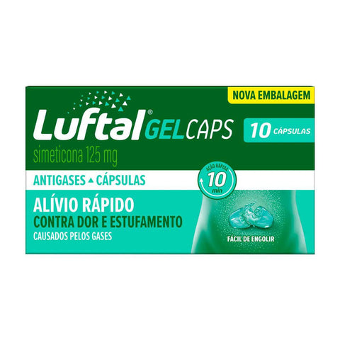 Luftal Gel Caps 125mg - 10 Unidades - Cápsula