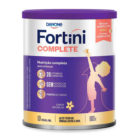 Fórmula Infantil Fortini Complete Sabor Baunilha - 800 g