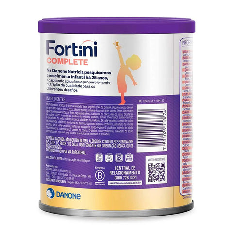 Fórmula Infantil Fortini Complete Sabor Baunilha - 800 g