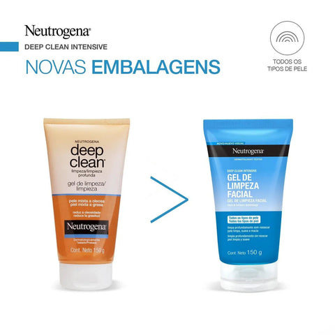 Gel de Limpeza Neutrogena Deep Clean Limpeza Profunda 150G