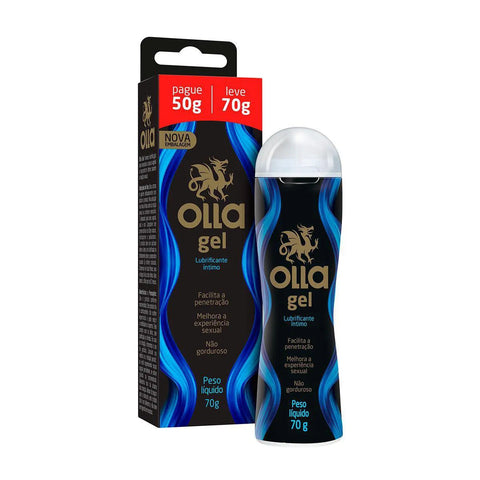 Gel Lubrificante Íntimo Olla Tradicional, Leve 70G Pague 50G