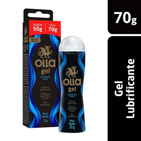 Gel Lubrificante Íntimo Olla Tradicional, Leve 70G Pague 50G