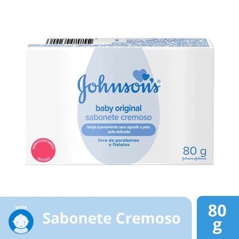 Sabonete em Barra Johnson's Baby Original - 80 g