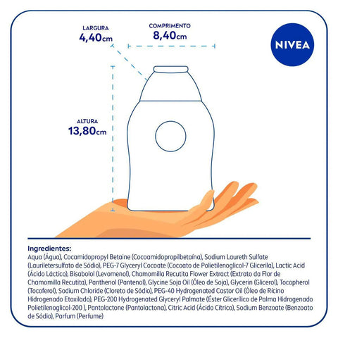 Sabonete Íntimo Nivea Suave Líquido, 1 Unidade Com 250Ml