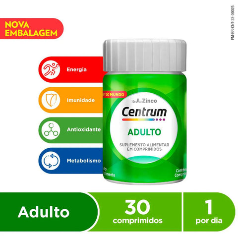 Polivitamínico Centrum 30 Unidades - Comprimido
