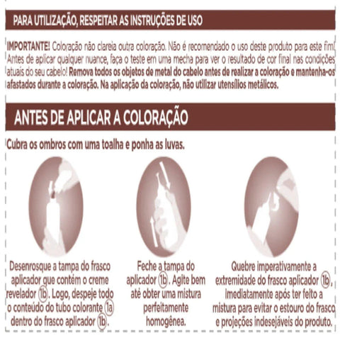 Tintura Imédia Excellence Permanente Sem Amônia 2u - Preto Universal