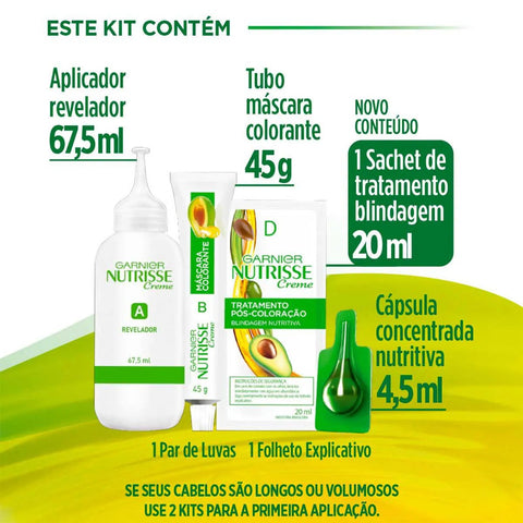 Tintura Garnier Nutrisse Coloríssimos Nº 6646 Pimenta Fogo