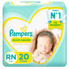Fralda Pampers Premium Care Tamanho RN - 20 Unidades