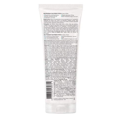 Protetor Solar Corporal Neutrogena Sun Fresh FPS 90 - 200 mL