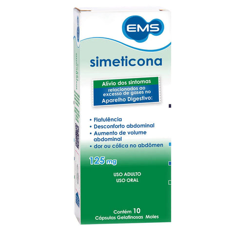 Simeticona (EMS) 25mg - 10 Unidades - Cápsula