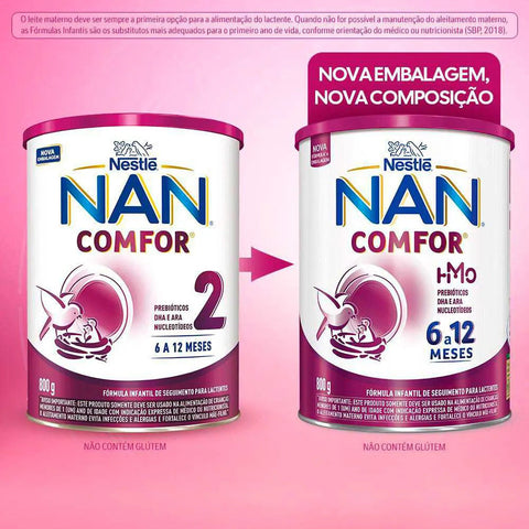 Fórmula Infantil Nan Comfor 2 - 800 g
