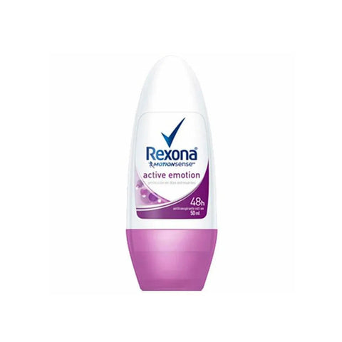 Desodorante Antitranspirante Feminino Rexona Motionsense Active Emotion, Roll-On, 1 Unidade Com 50Ml