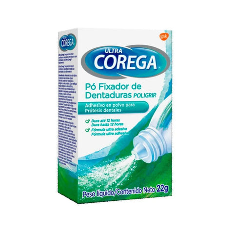 Pó Fixador de Dentadura Corega Ultra 22G