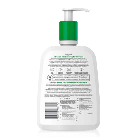 Loção Hidratante Cetaphil Advanced Moisturize Pump Pele Seca e Sensível - 473 g