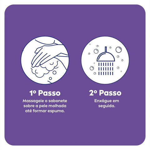 Sabonete Hidratante Nivea Lavanda e Óleos, Barra, 1 Unidade Com 85G