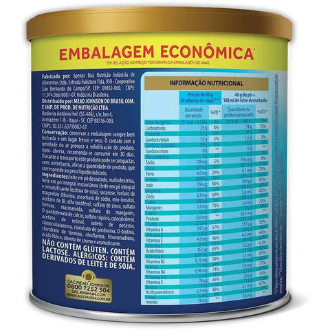 Sustagen Adultos+ Sabor Baunilha - 900 g
