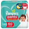 Fralda Pampers Pants Ajuste Total Tamanho XXG - 60 Unidades