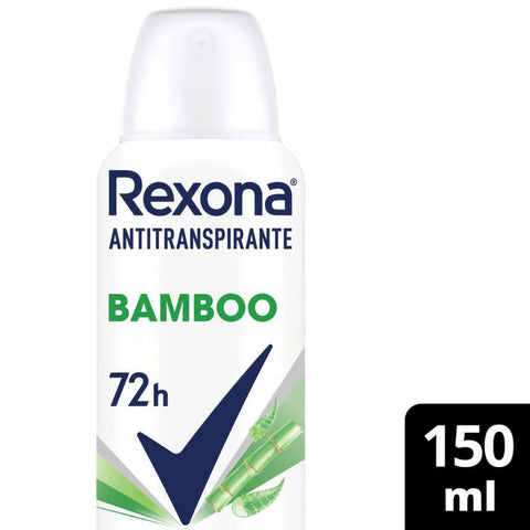 Desodorante Antitranspirante Feminino Rexona Motionsense Bamboo, Aerossol, 1 Unidade Com 150Ml